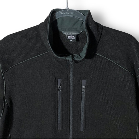 KUHL Interceptr Full Zip Fleece Jacket XL Black Outdoor Performance - Picture 4 of 13